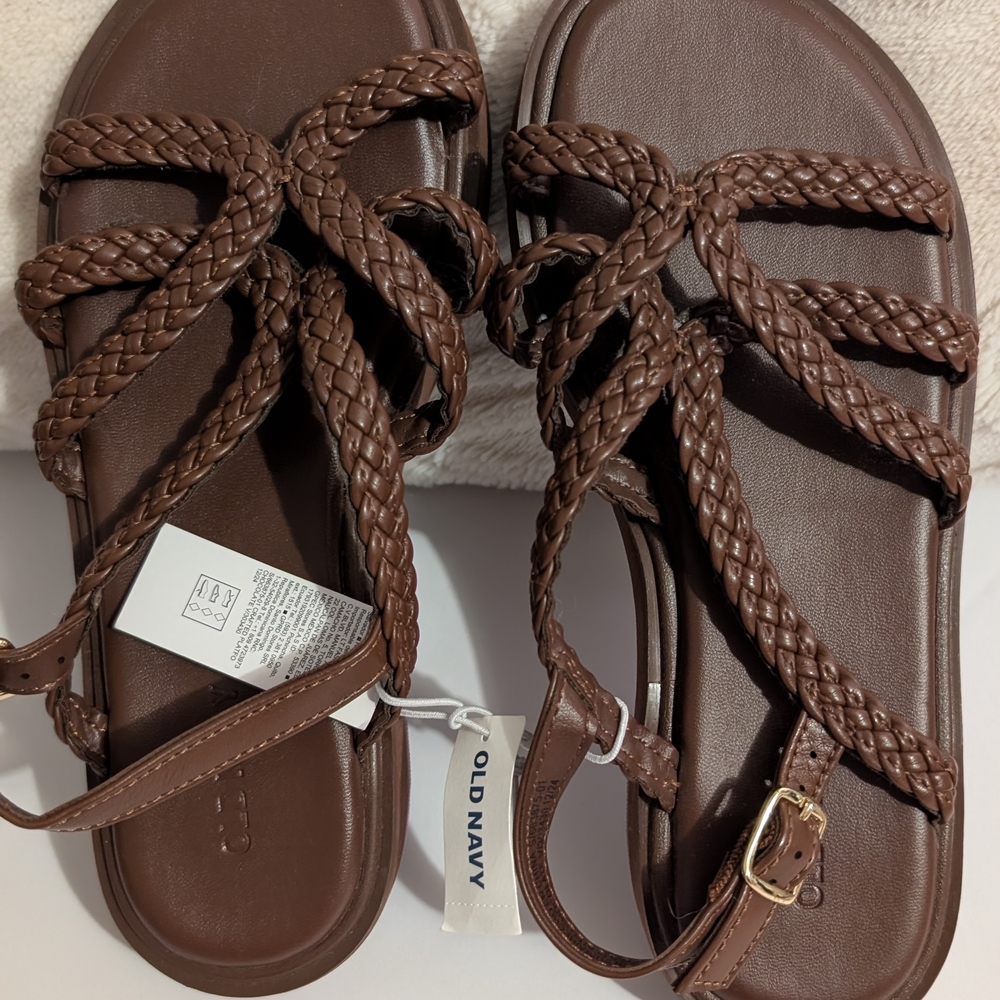 Old Navy Women's Braided Brown Sandals